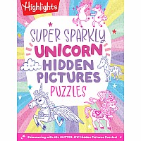 Super Sparkly Unicorn Hidden Pictures Puzzles