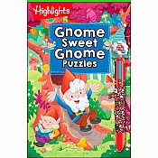 Gnome Sweet Gnome Puzzles: Magical Kids Puzzle Book with Gnomes, Fairies and Dragons, Hidden Pictures Puzzles and On-the-Go Act