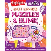Sweet Surprises Puzzles & Slime: Hidden Pictures Puzzle Book and Non-Toxic Slime Kit with Scented Slime and Slime Mix-Ins for K