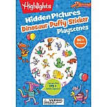 Dinosaur Hidden Pictures Puffy Sticker Playscenes