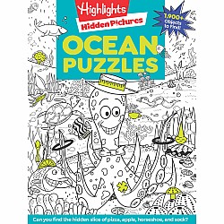 Ocean Puzzles: Over 100 Search and Find Puzzles with Sea Creatures, Marine Animals and More