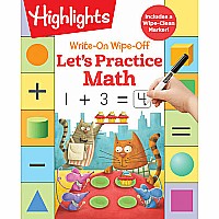 Write-On Wipe-Off Let's Practice Math