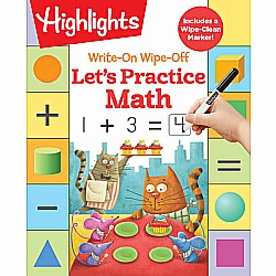 Write-On Wipe-Off Let's Practice Math