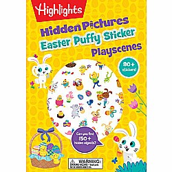 Easter Hidden Pictures Puffy Sticker Playscenes