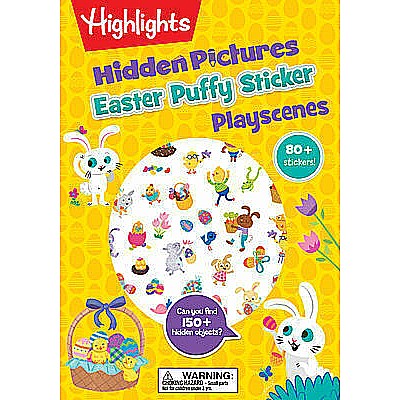 Easter Hidden Pictures Puffy Sticker Playscenes