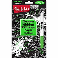 Dinosaur Hidden Pictures Puzzles to Highlight