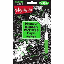 Dinosaur Hidden Pictures Puzzles to Highlight