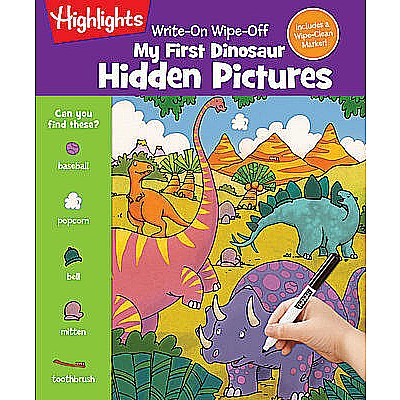 Write-On Wipe-Off My First Dinosaur Hidden Pictures