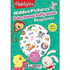 Baby Animal Hidden Pictures Puffy Sticker Playscenes: Baby Animal Hidden Pictures Puffy Sticker Playscenes (Highlights Puffy St