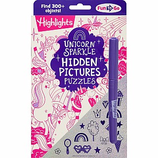 Unicorn Sparkle Hidden Pictures Puzzles