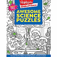 Awesome Science Puzzles: Find and Seek 100+ Science Hidden Picture Puzzles for Kids 6+