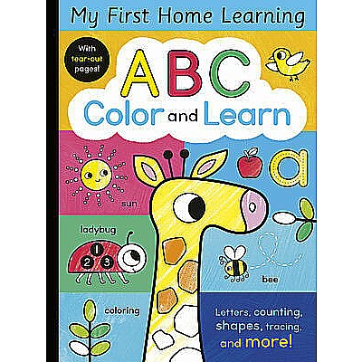 ABC Color and Learn: Letters, counting, shapes, tracing, and more!
