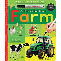 My First Wipe-Clean Farm: Write and Learn!