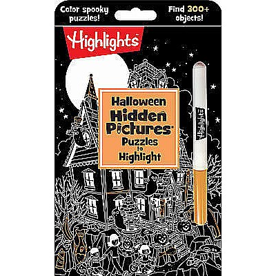 Halloween Hidden Pictures Puzzles to Highlight