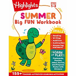 Summer Big Fun Workbook Bridging Grades 1 & 2: Summer Learning Prep for Spelling, Reading Comprehension, Language Arts and More