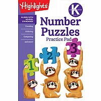 Kindergarten Number Puzzles paperback