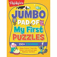 Jumbo Pad of My First Puzzles