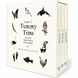 Baby's Tummy Time Book Box Set: A 3-Book Box Set of High-Contrast Art for Visual Stimulation at Tummy Time