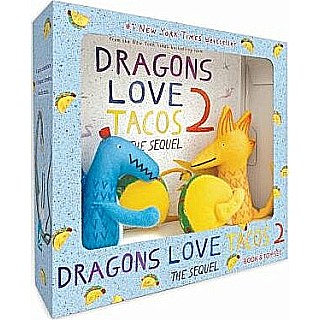 Dragons Love Tacos 2 Book and Toy Set paperback
