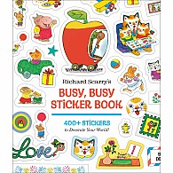 Richard Scarry's Busy, Busy Sticker Book: 400+ Stickers to Decorate Your World; Stickers for Laptops, Planners, Gift Tags, Birt