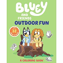 Bluey and Friends: Outdoor Fun: A Coloring Book