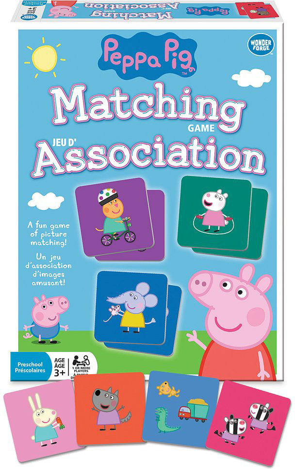 Peppa Pig Matching Game Jack and Josie's Toy and Candy Store