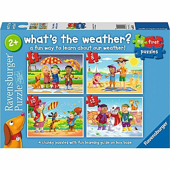Ravensburger "My First Puzzles: What's the Weather?" (6, 8, 10, 12 Pc Puzzles)