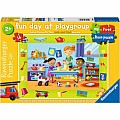 My First Puzzles: Fun Day at Playgroup (16 Piece Floor Puzzle)