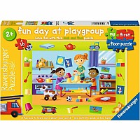 My First Puzzles: Fun Day at Playgroup (16 Piece Floor Puzzle)