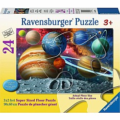 24 Piece Stepping Into Space Floor Puzzle