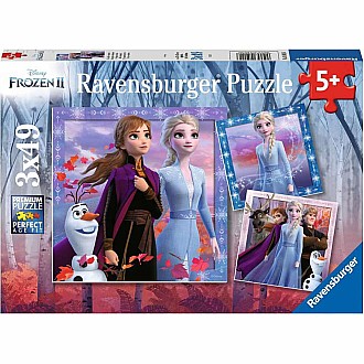 Frozen 2: Journey Starts (3x49 pc puzzles)