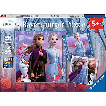 Disney Frozen 2 Journey Starts 3X49 Piece Puzzle