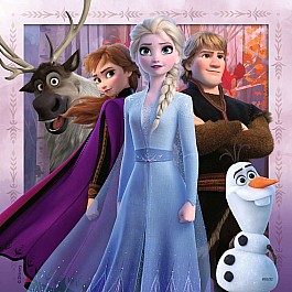 Disney Frozen 2 Journey Starts 3X49 Piece Puzzle