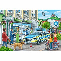Police At Work 2X24Pc Puzzl
