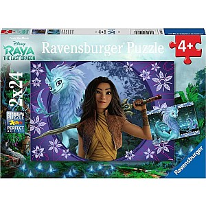 Raya and the Last Dragon 2x24pc puzzle