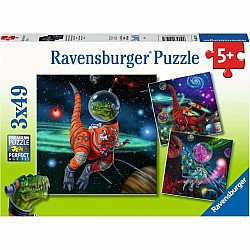 Ravensburger "Dinosaurs In Space" (49 Pc 3 in 1 Puzzle)