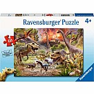 60 Piece Puzzle, Dinosaur Dash
