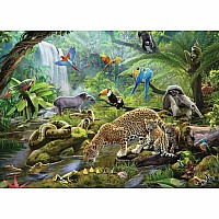   60 Pc Rainforest Animals Puzzle