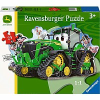 24 Piece Floor Puzzle, John Deere Tractor 