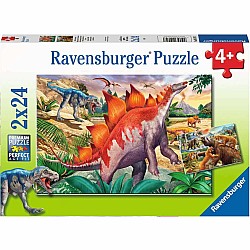Jurassic Wildlife (2 x 24 pc Puzzles)