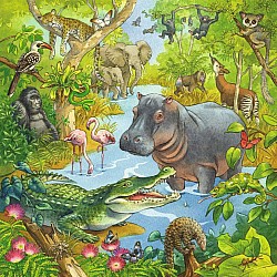 Ravensburger "Jungle Fun" (49 pc 3 in 1 Puzzle)