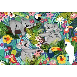 2 x 24 PC Koalas & Sloths Puzzle