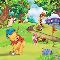 Winnie the Pooh - Sports Day (3 x 49 pc Puzzle)
