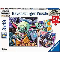 Ravensburger The Mandalorian: Grogu Moments Jigsaw puzzles 3 x 49 pc(s)