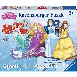 24 Piece Shaped Puzzle, Pretty Princesses