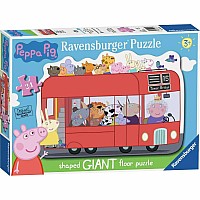 Peppa Pig London Bus (Giant Floor 24 Piece Puzzle)