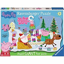 Peppa Pig Christmas (32 Piece Floor Puzzle with Door Hange)