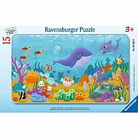 15 pc Young Underwater Animals Board Puzzle