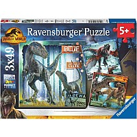 Ravensburger 3x49 Piece Jigsaw Puzzle: Jurassic World Dominion - Restricted Access