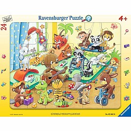 Animal Daycare (24 pc Frame Puzzle)